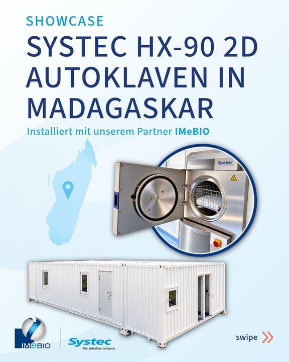 4 Systec Autoklaven im BSL-3 Labor in Madagascar