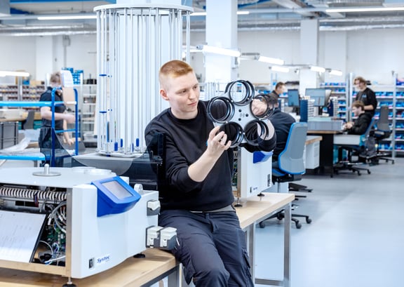 Arbeiten bei Systec: Werkstück Prüfung