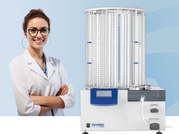 Systec Mediafill: Automatisierte Dispensier- und Dosiersysteme für sterile Nährmedien-Abfüllung