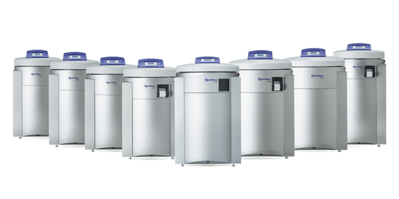 Alle Modelle der vertikalen Standautoklaven Systec VE-Serie für die Laborsterilisation