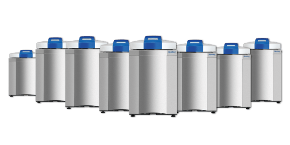 Systec VX-Serie: Alle Modelle der vertikalen Standautoklaven