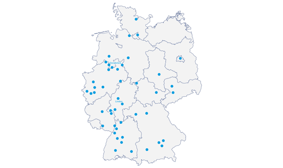 Systec Vertriebs und Service Standorte in Deutschland